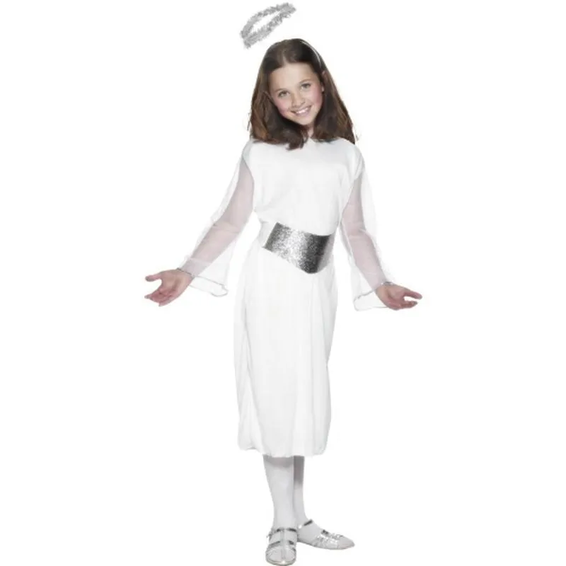 Angel Costume with Dress, Belt & Halo