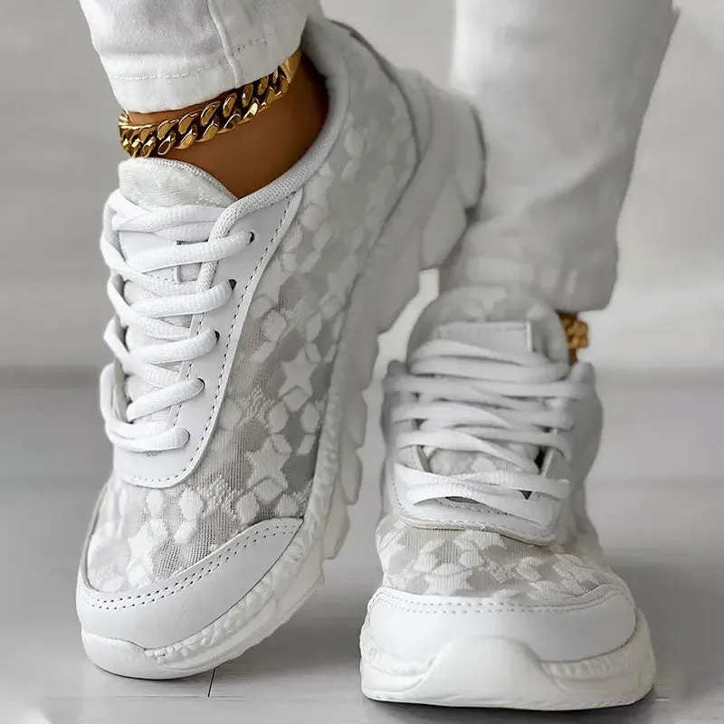 Ariadna® | Comfortable white sneakers