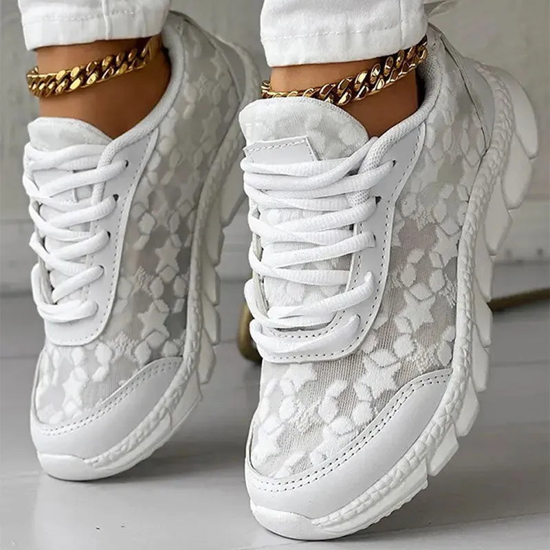 Ariadna® | Comfortable white sneakers