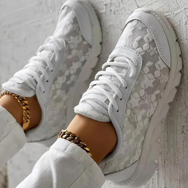 Ariadna® | Comfortable white sneakers