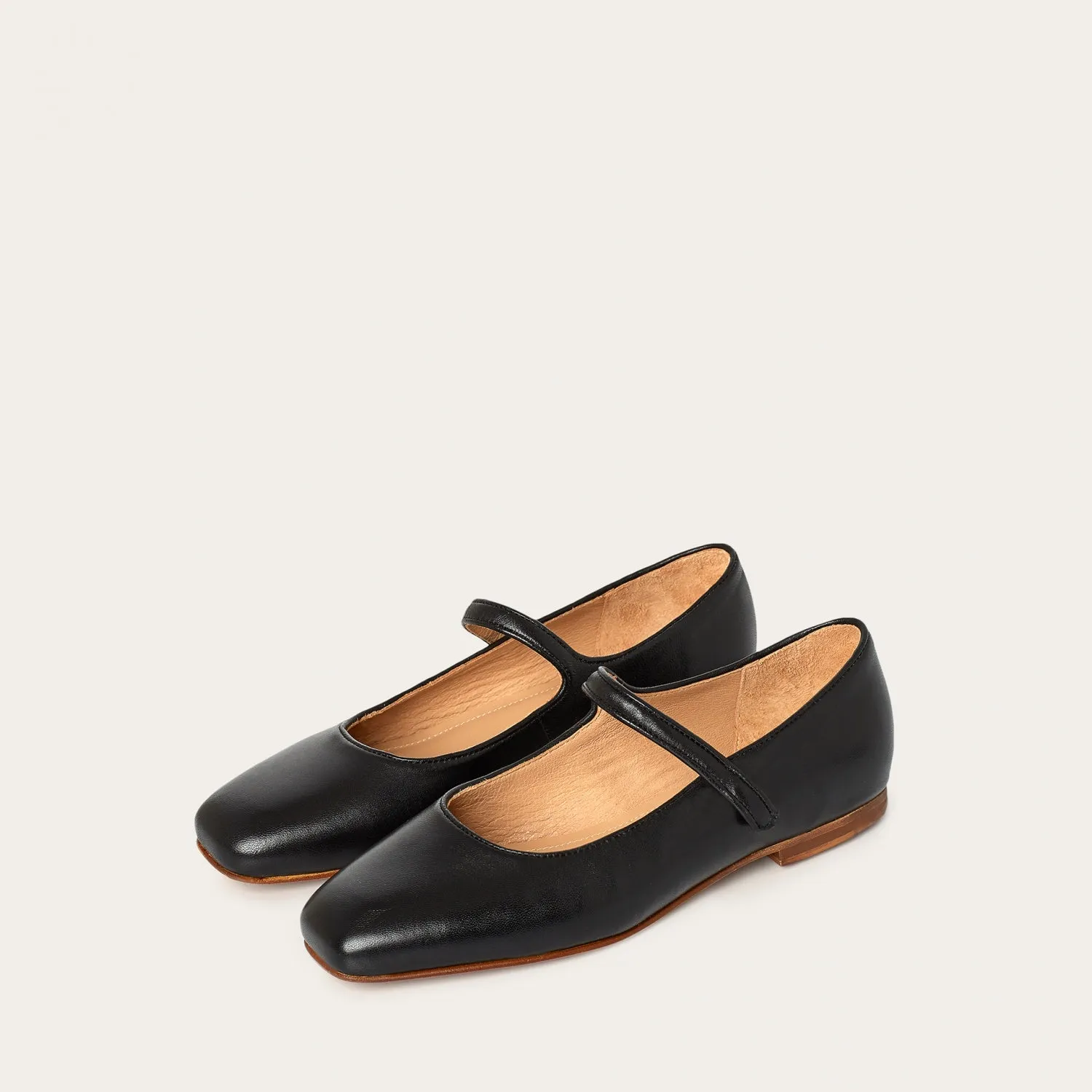 Balagan Studio | Mary Jane Ballerina Flats in Black