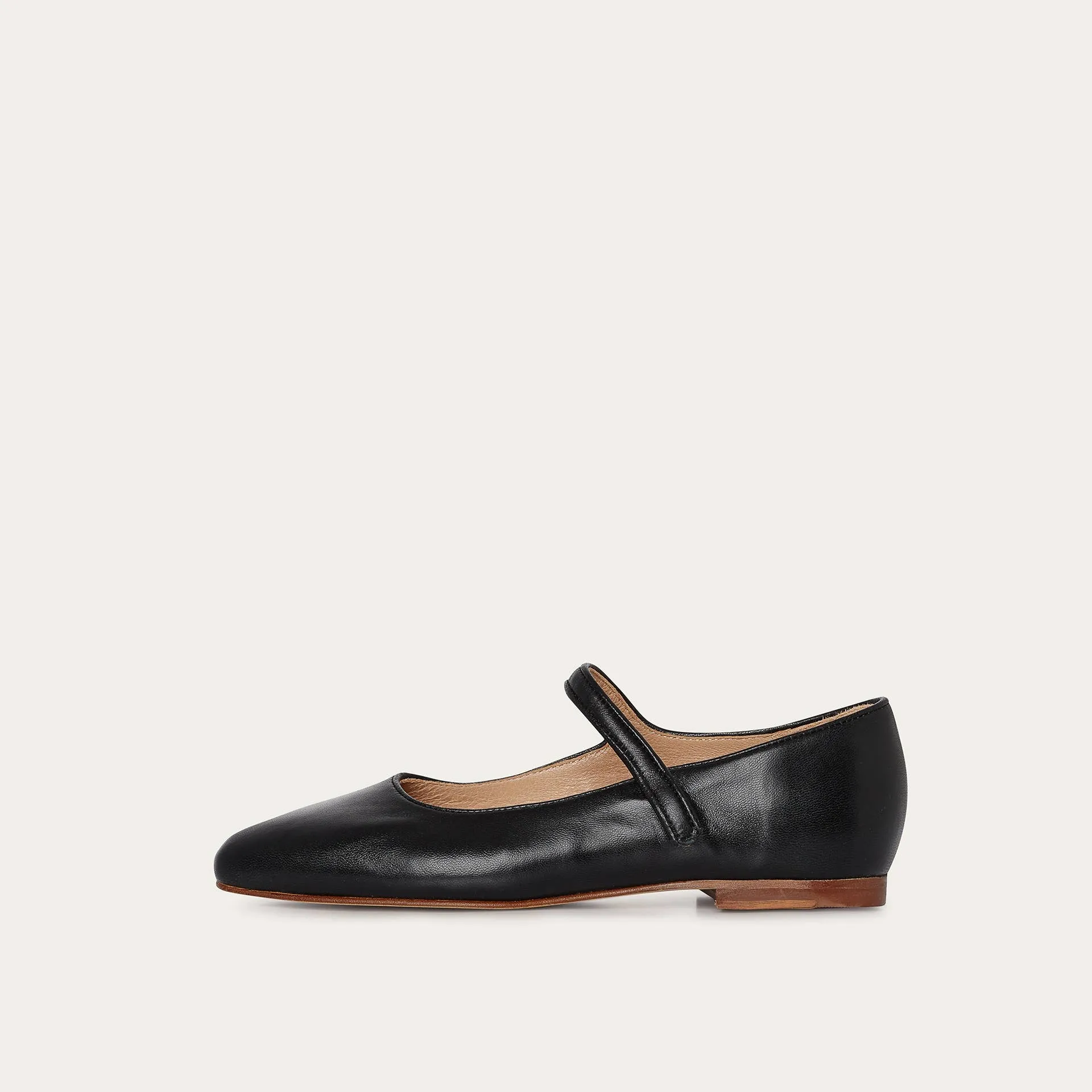 Balagan Studio | Mary Jane Ballerina Flats in Black