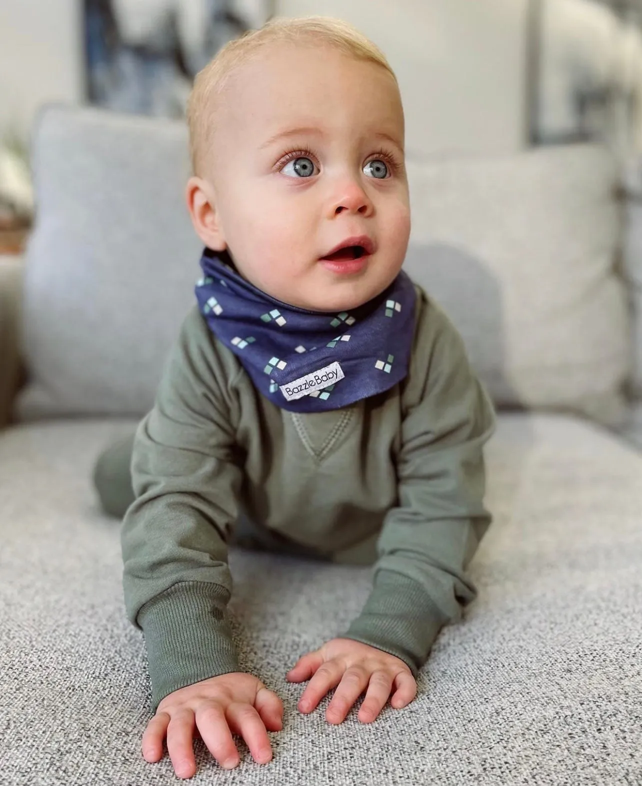 Bazzle Baby BandoBib Infinity Scarf Bib 2-Pack: Aiden