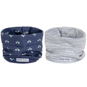 Bazzle Baby BandoBib Infinity Scarf Bib 2-Pack: Aiden