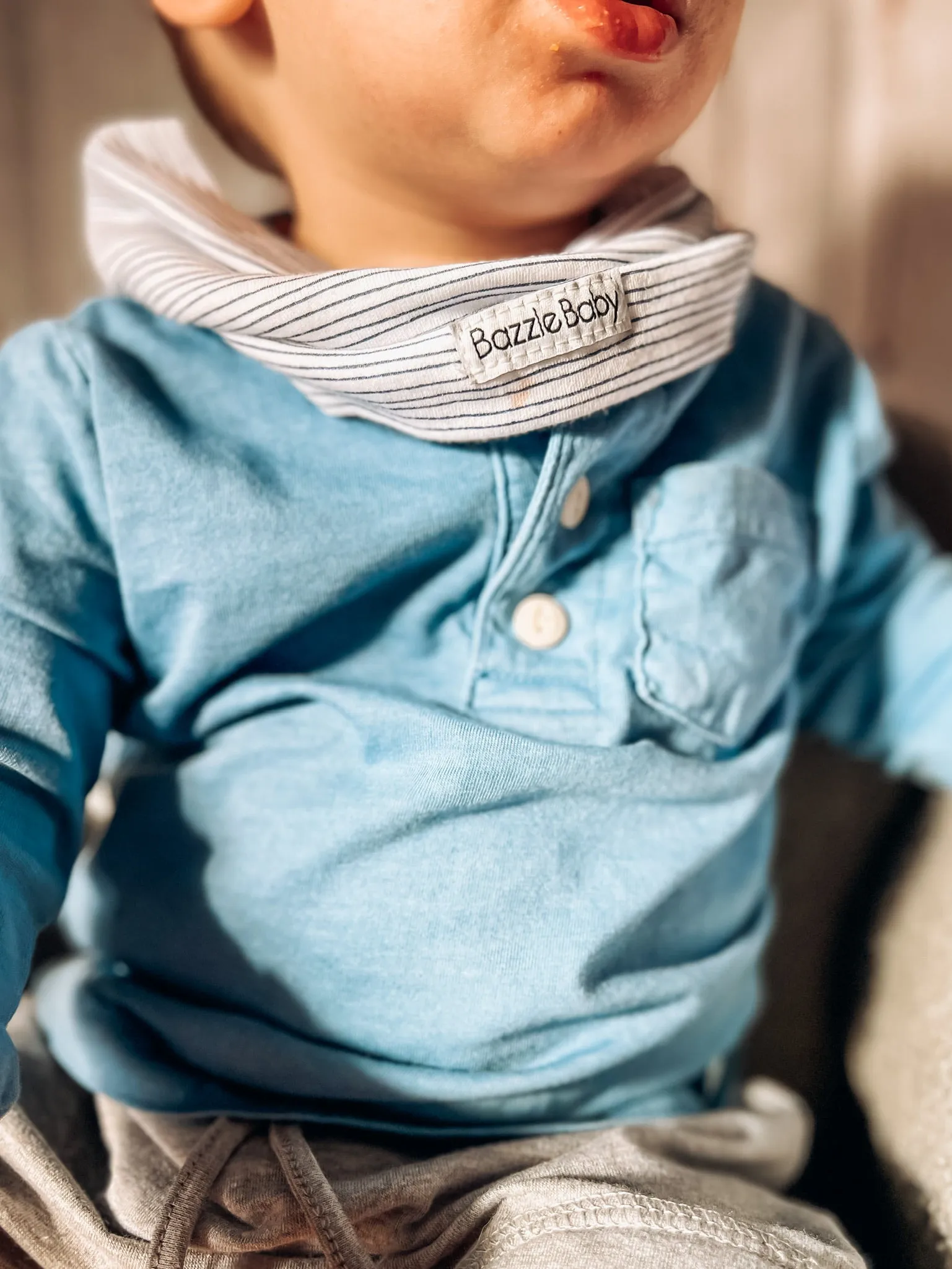 Bazzle Baby BandoBib Infinity Scarf Bib 2-Pack: Aiden