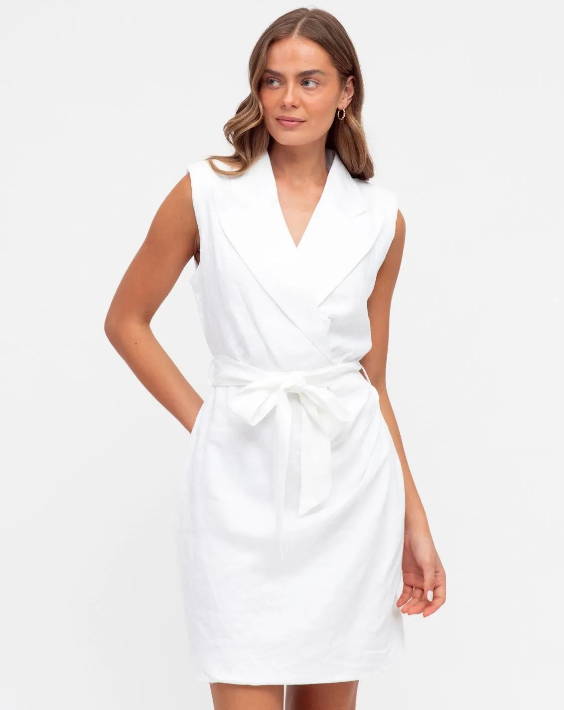 Beck Linen Mini Dress
