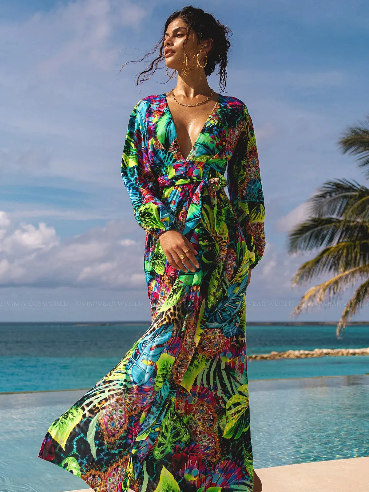 Belt Maxi Dress