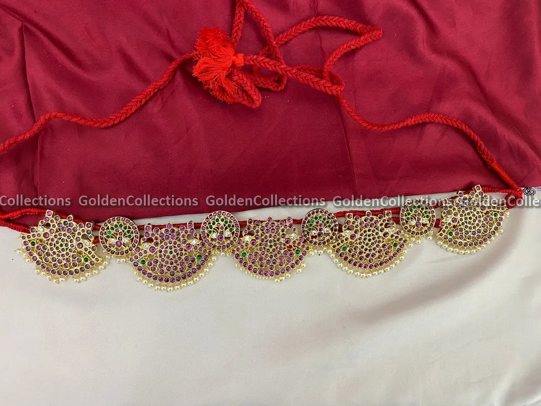 Bharatanatyam Vaddanam Oddiyanam Waist Belt - GoldenCollections BBW-001