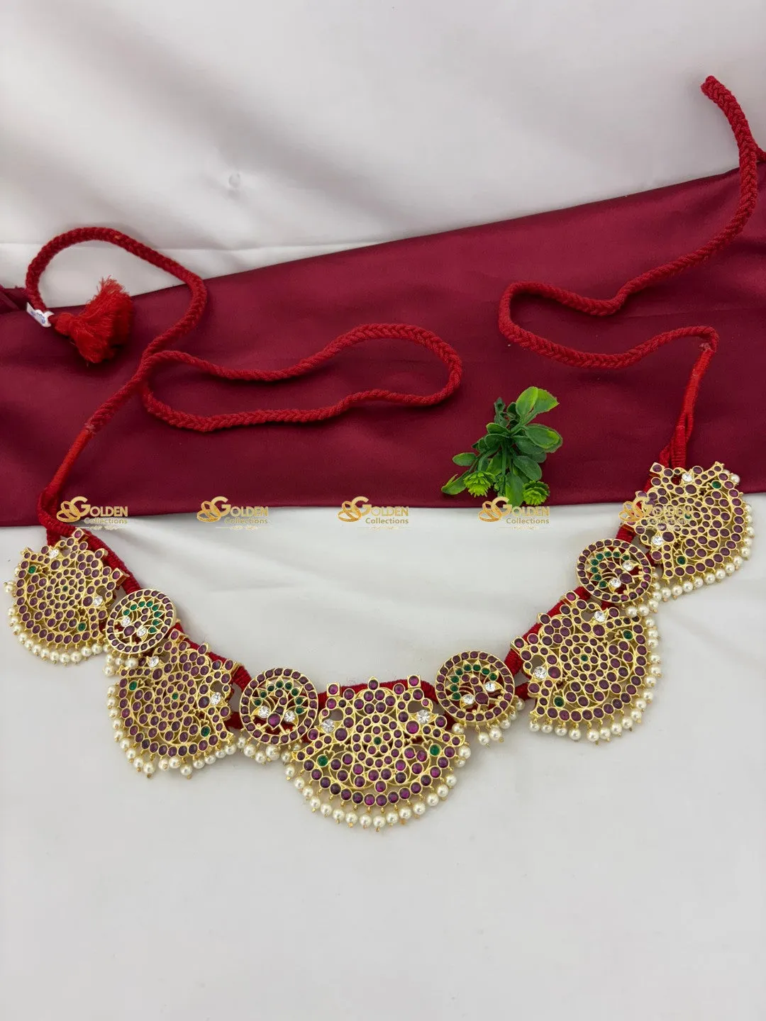 Bharatanatyam Vaddanam Oddiyanam Waist Belt - GoldenCollections BBW-001