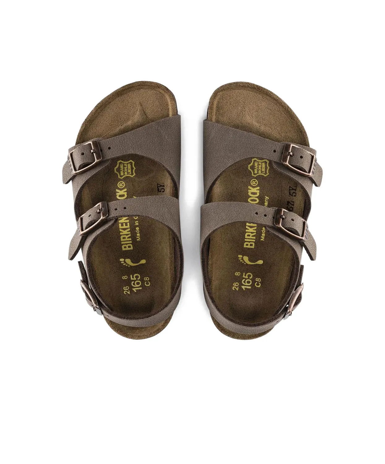 Birkenstock Kids Roma BirkiBuc Mocca Sandals
