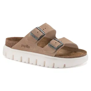 Birkenstock Papillio Arizona Chunky Warm Sand Suede - Narrow