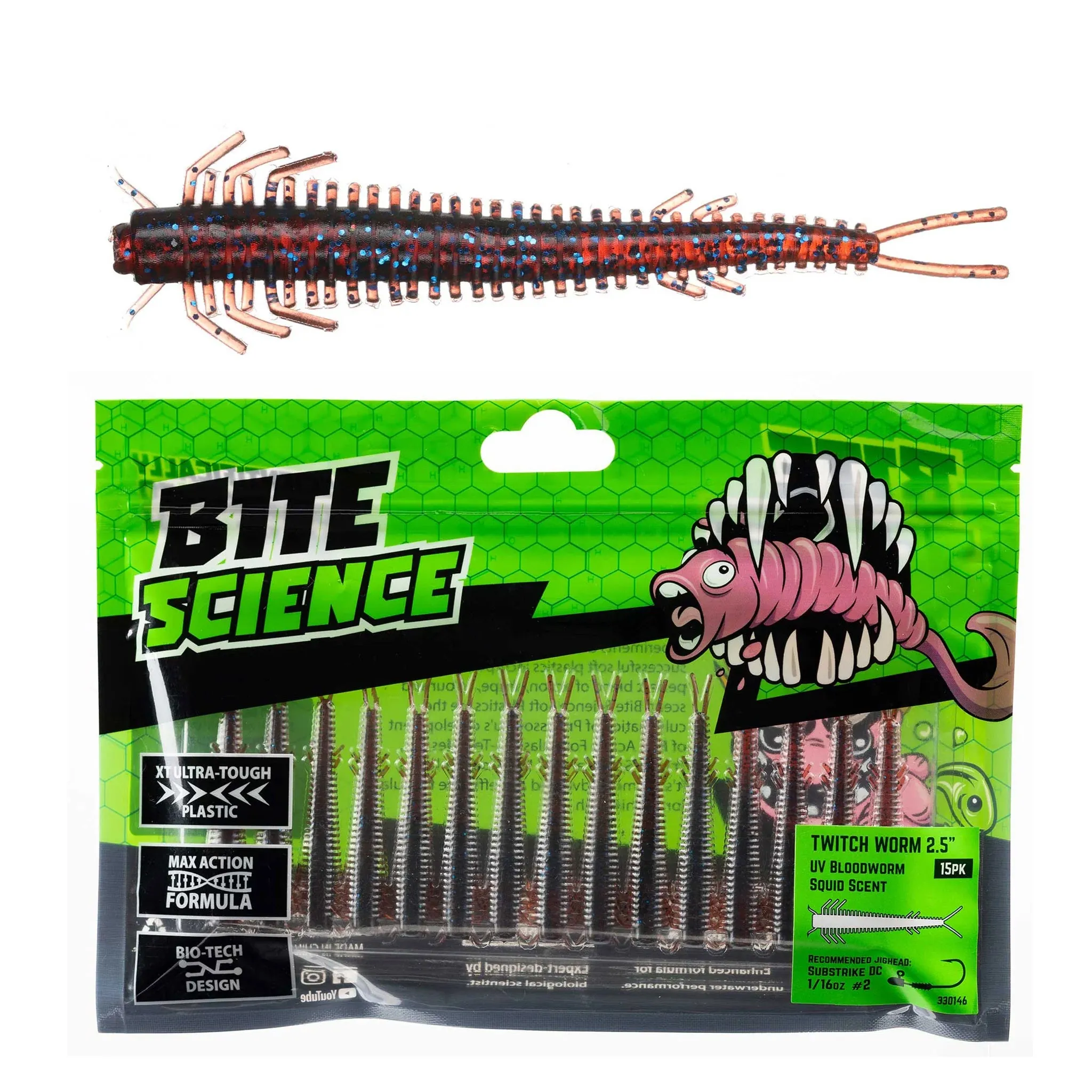 Bite Science Twitch Worm 2.5in