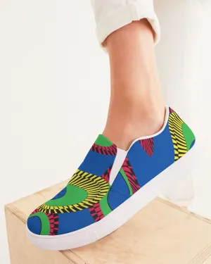 Bloom African Print Women's Slip-On Canvas Shoe