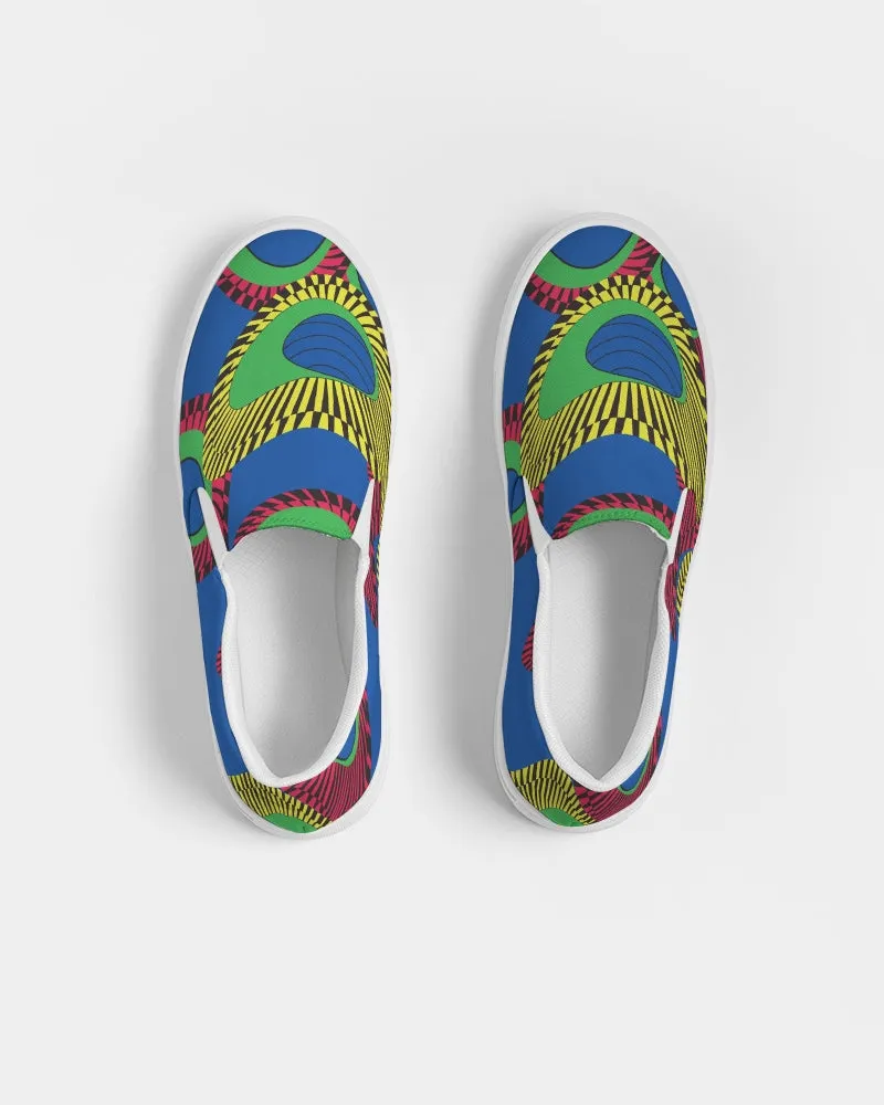 Bloom African Print Women's Slip-On Canvas Shoe