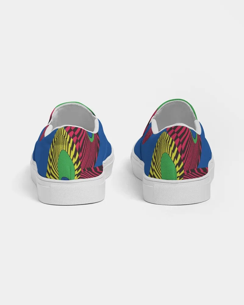 Bloom African Print Women's Slip-On Canvas Shoe
