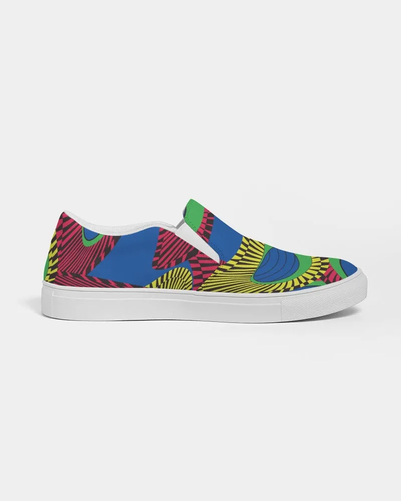 Bloom African Print Women's Slip-On Canvas Shoe