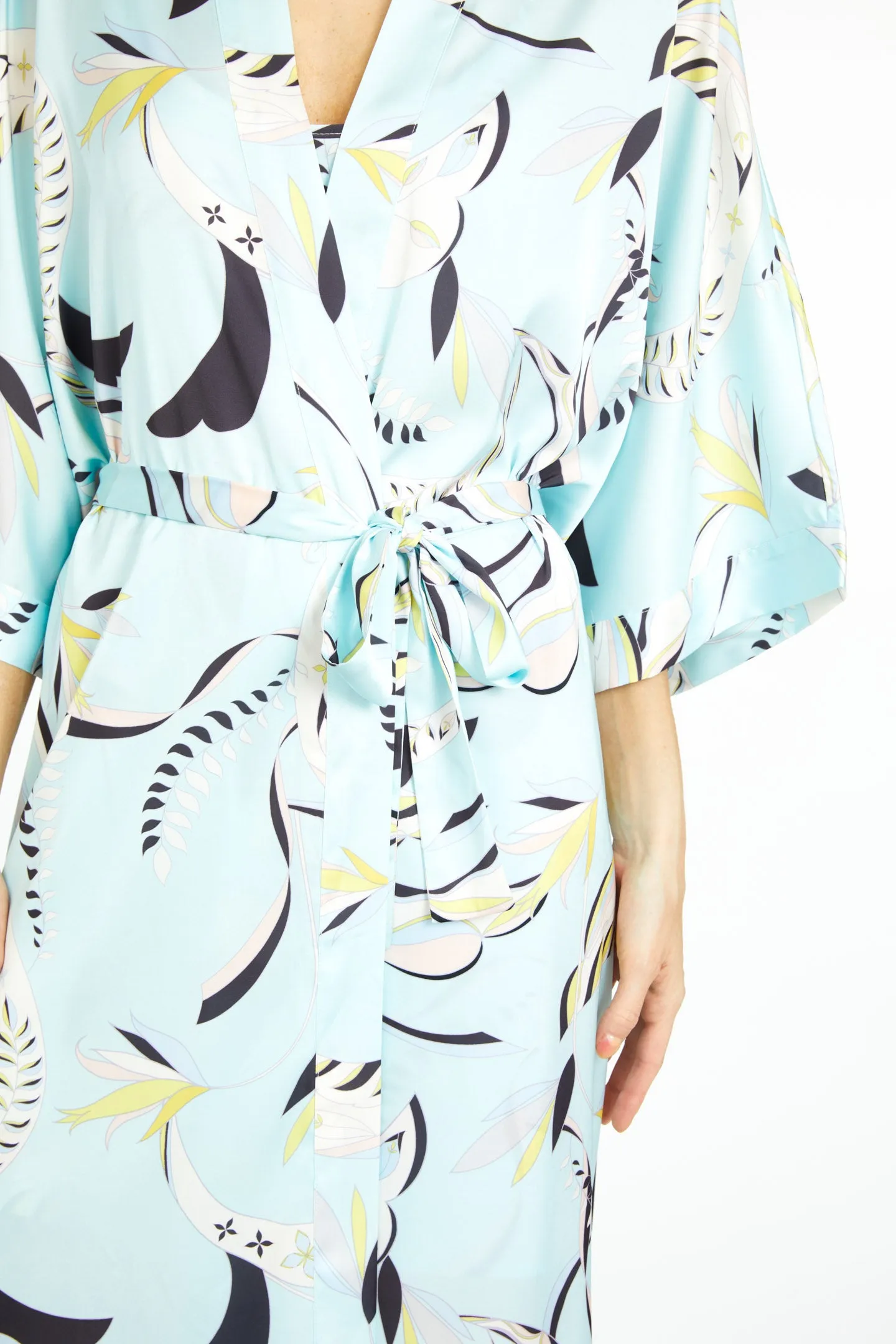 Blue Lagoon Kimono Silky