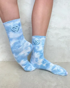 Blue Whirlpool Crew CDW Socks