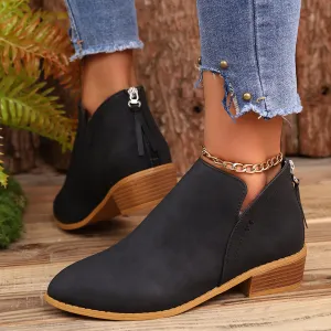 Blush Ankle Boots - Comfortable Footwear for Woman
