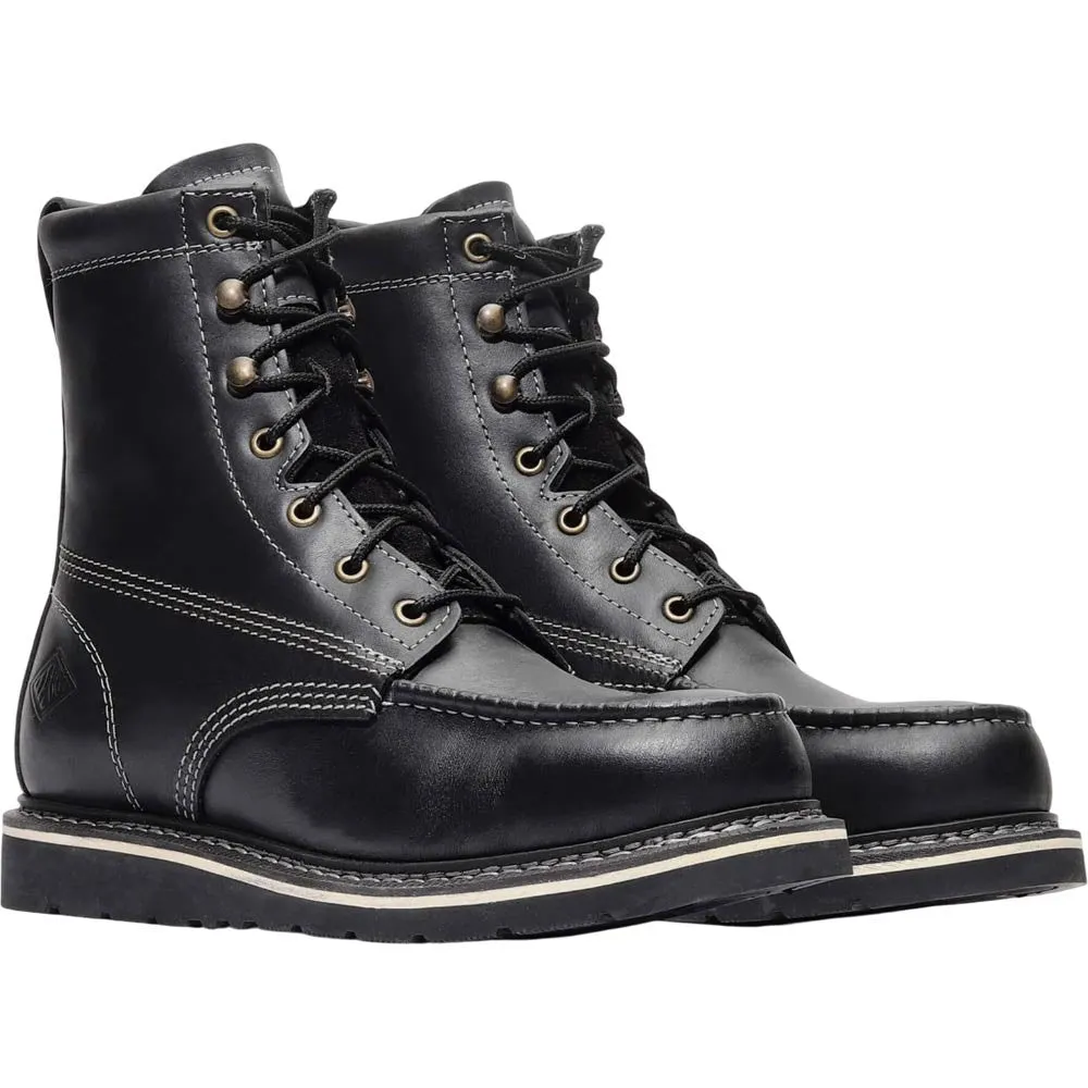 Bonanza Frontier Classic 8” Jet Black Work Boots