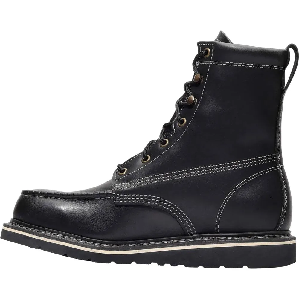 Bonanza Frontier Classic 8” Jet Black Work Boots