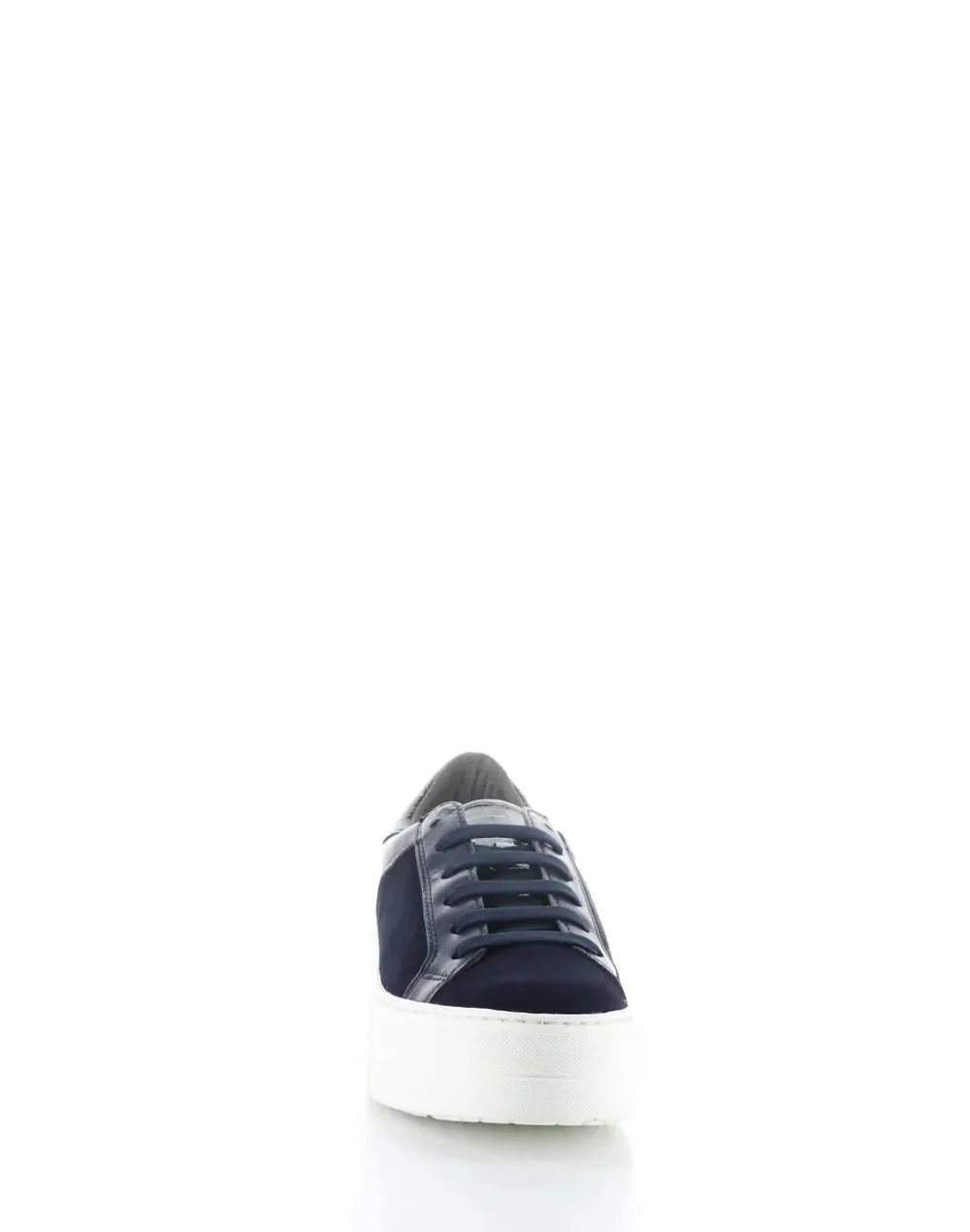 BOS & CO MAUDE OCEAN/BLACK IRIS SUEDE PLATFORM SNEAKER