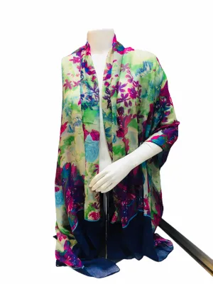 Brand new maxi sarong, One Size, Wear Many Ways! Can be used as scarf, shawl, throw, stole, head wraps and headscarves, evening wrap, hip scarf, beach wrapping skirt, swimwear cover-up sarong.