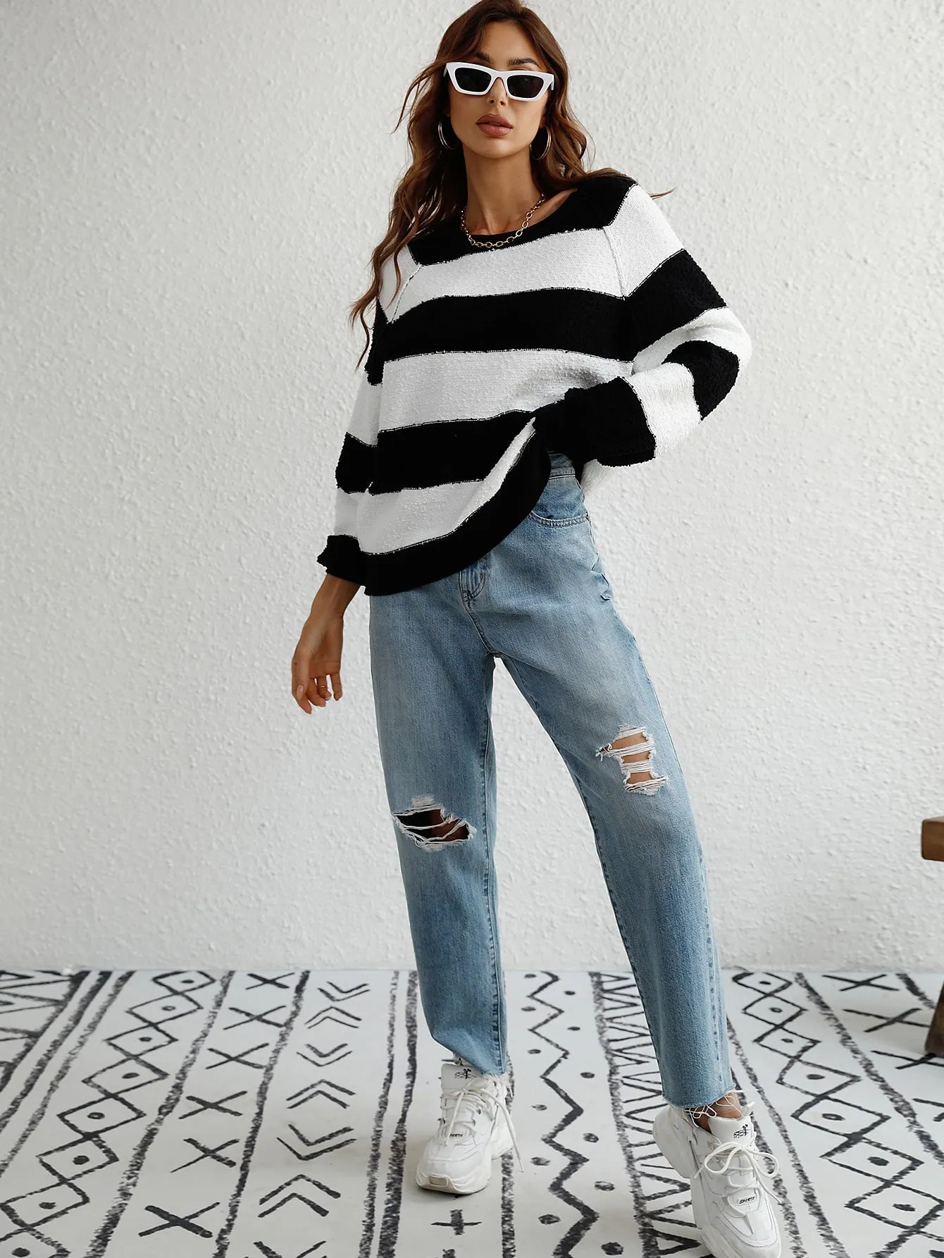 Brandy Knit Sweater - Black