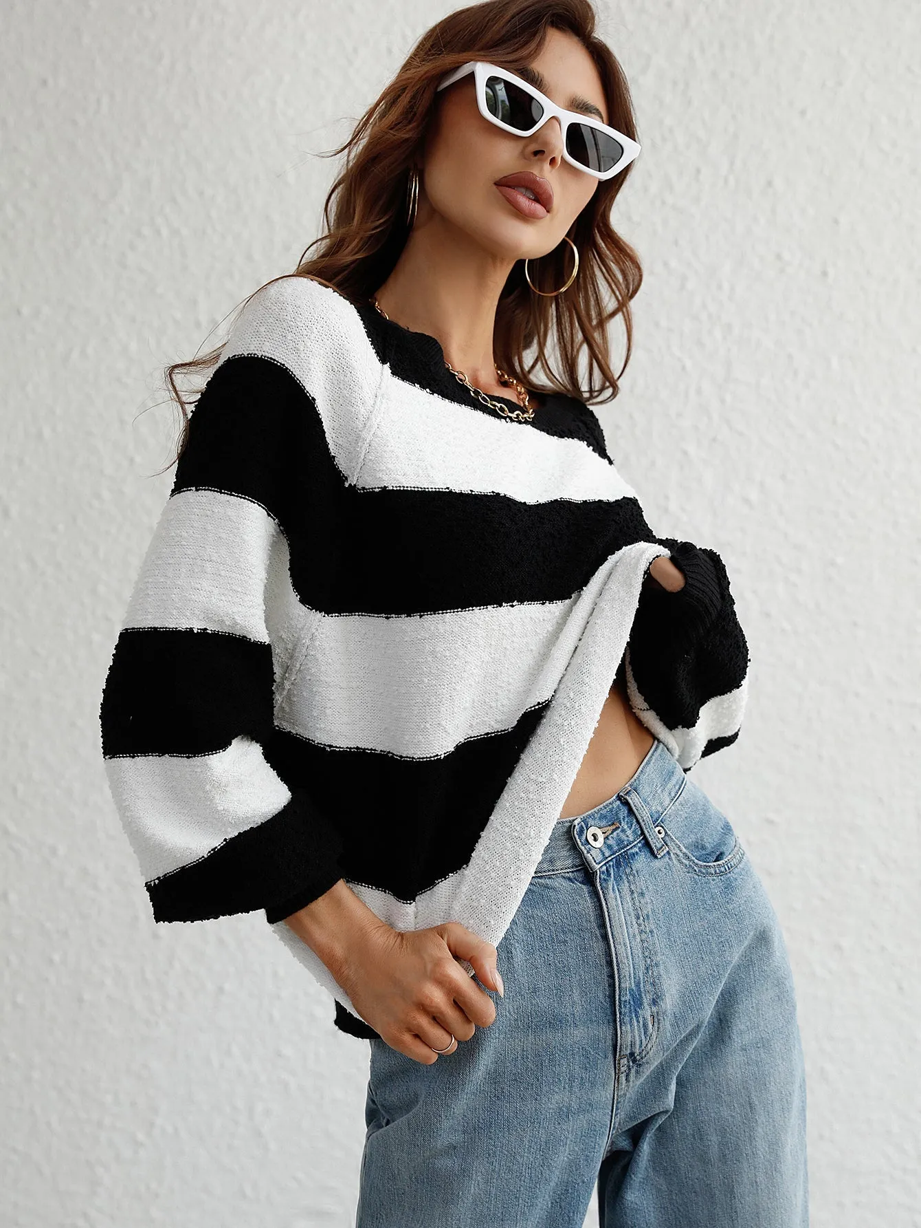 Brandy Knit Sweater - Black