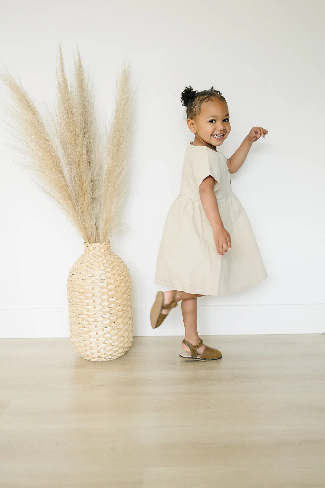 Brown - Emmie Flats - US Size 5-9 - Hard Sole