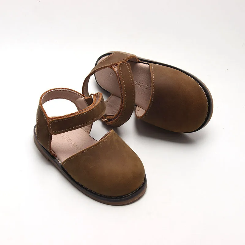 Brown - Emmie Flats - US Size 5-9 - Hard Sole