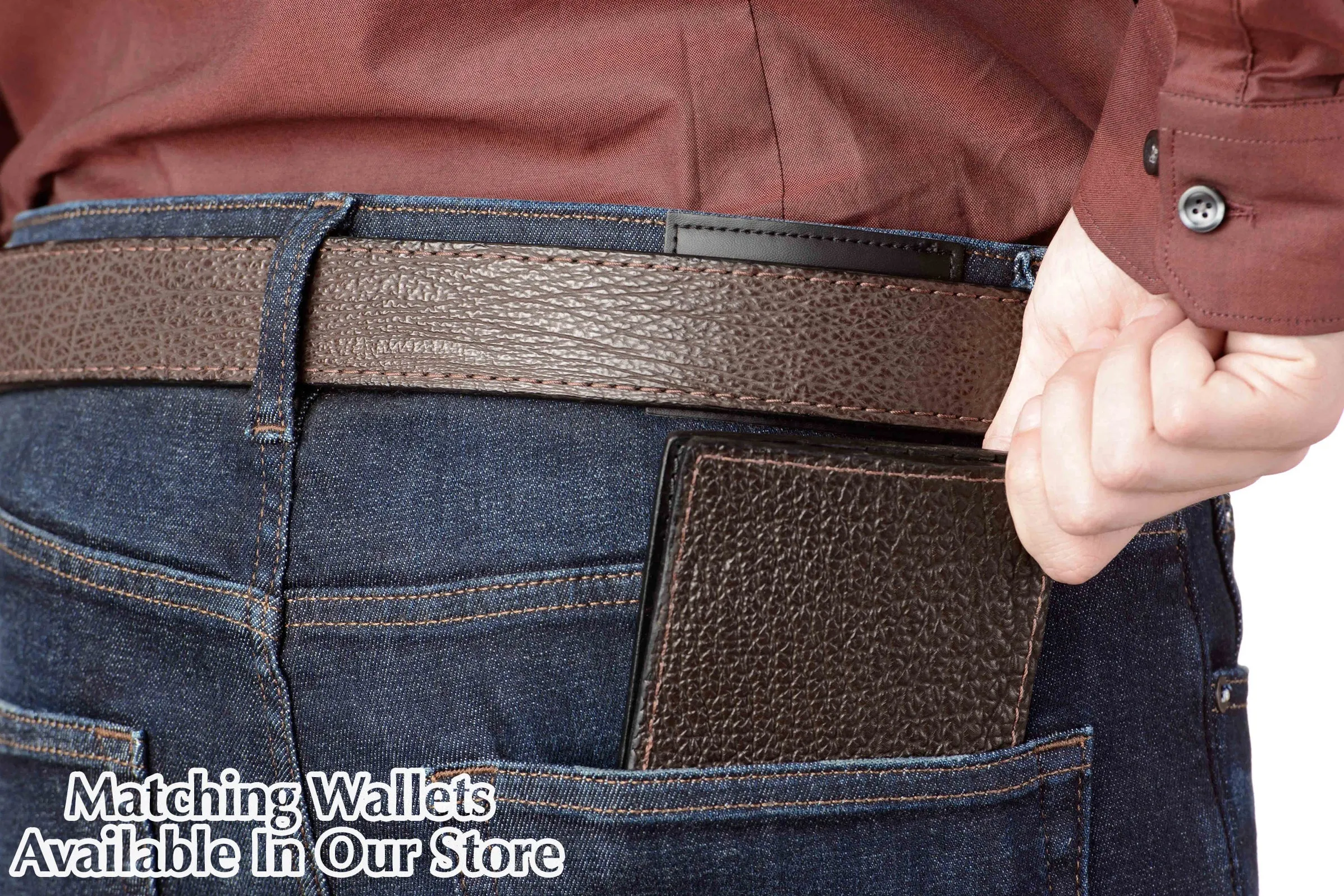 Brown Shark Money Belt With 25" Zipper