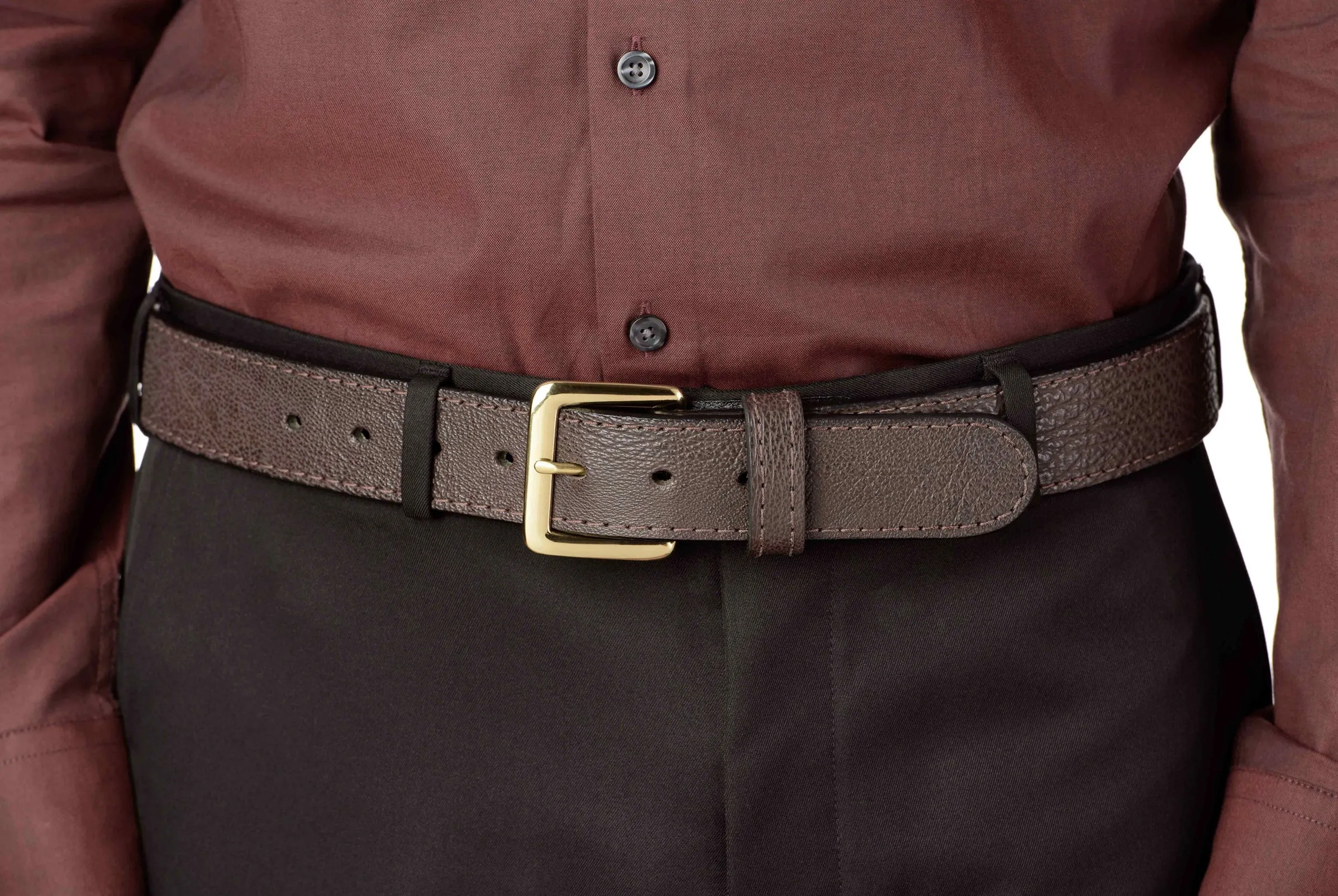Brown Shark Money Belt With 25" Zipper