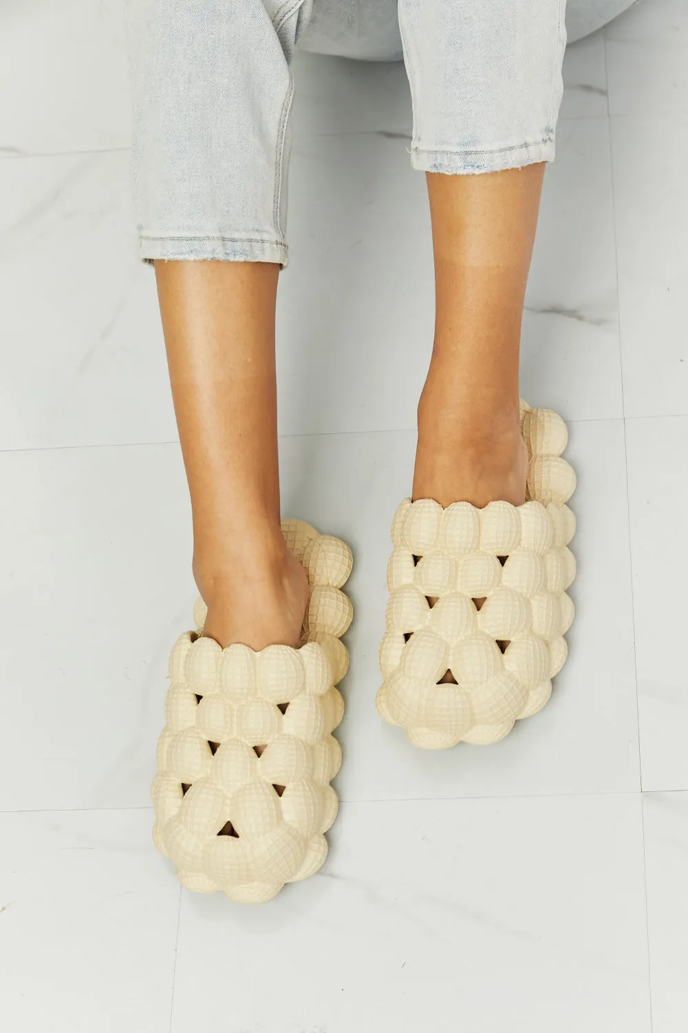 Bubble Slides Khaki