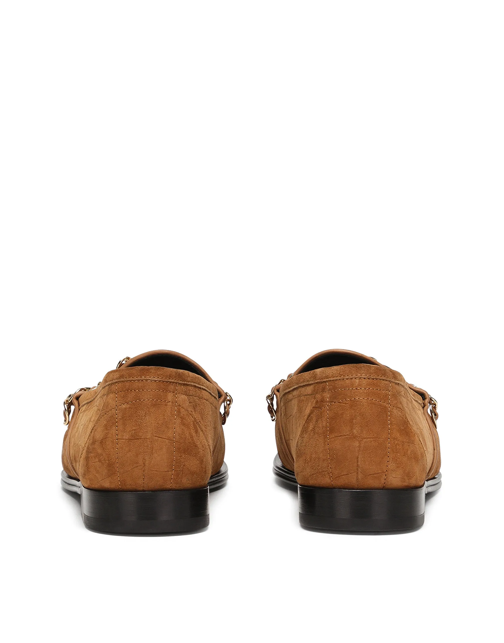 Calfskin suede Visconti loafers