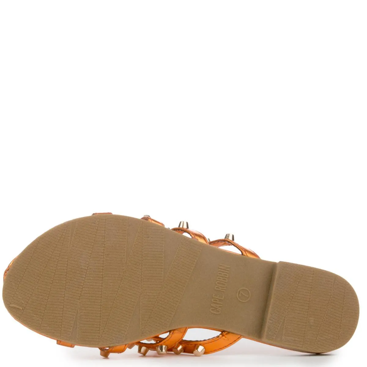 Cape Robbin Vintage-10 Orange Sandals Orange