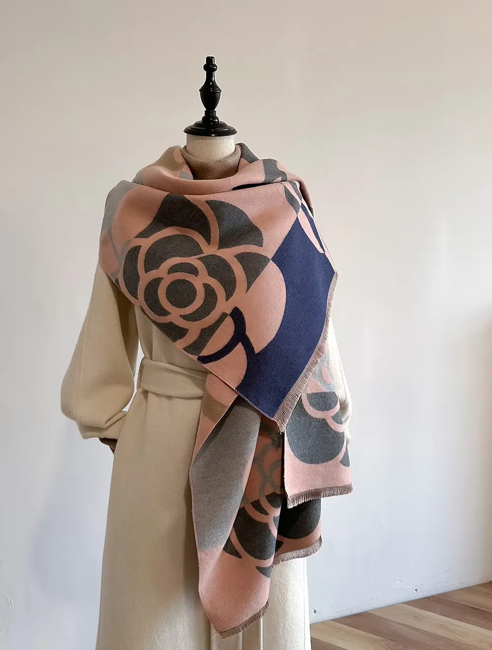 Cashmere Scarf for Women Thick Warm Winter Blanket Brand Female Luxury Quality S