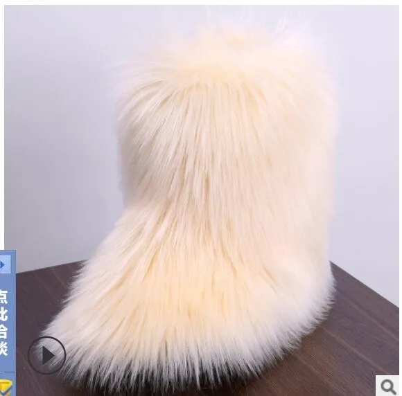 Casual Furry Softener Warm Snow Boots