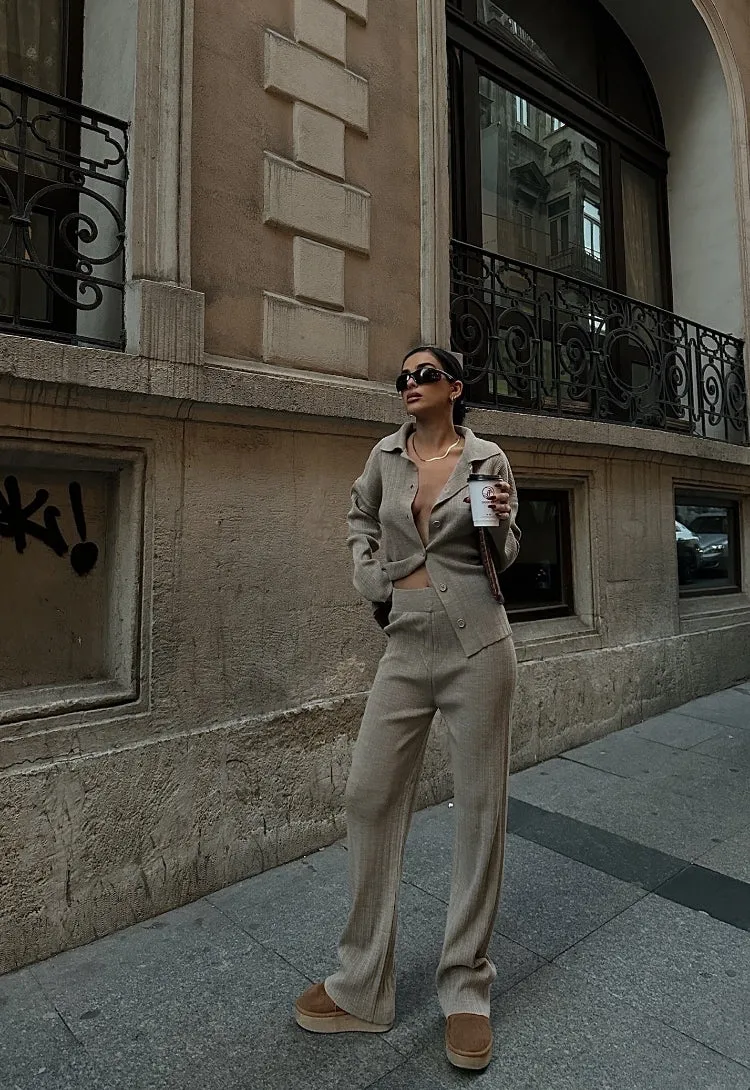 Casual Shirt and Trouser Set