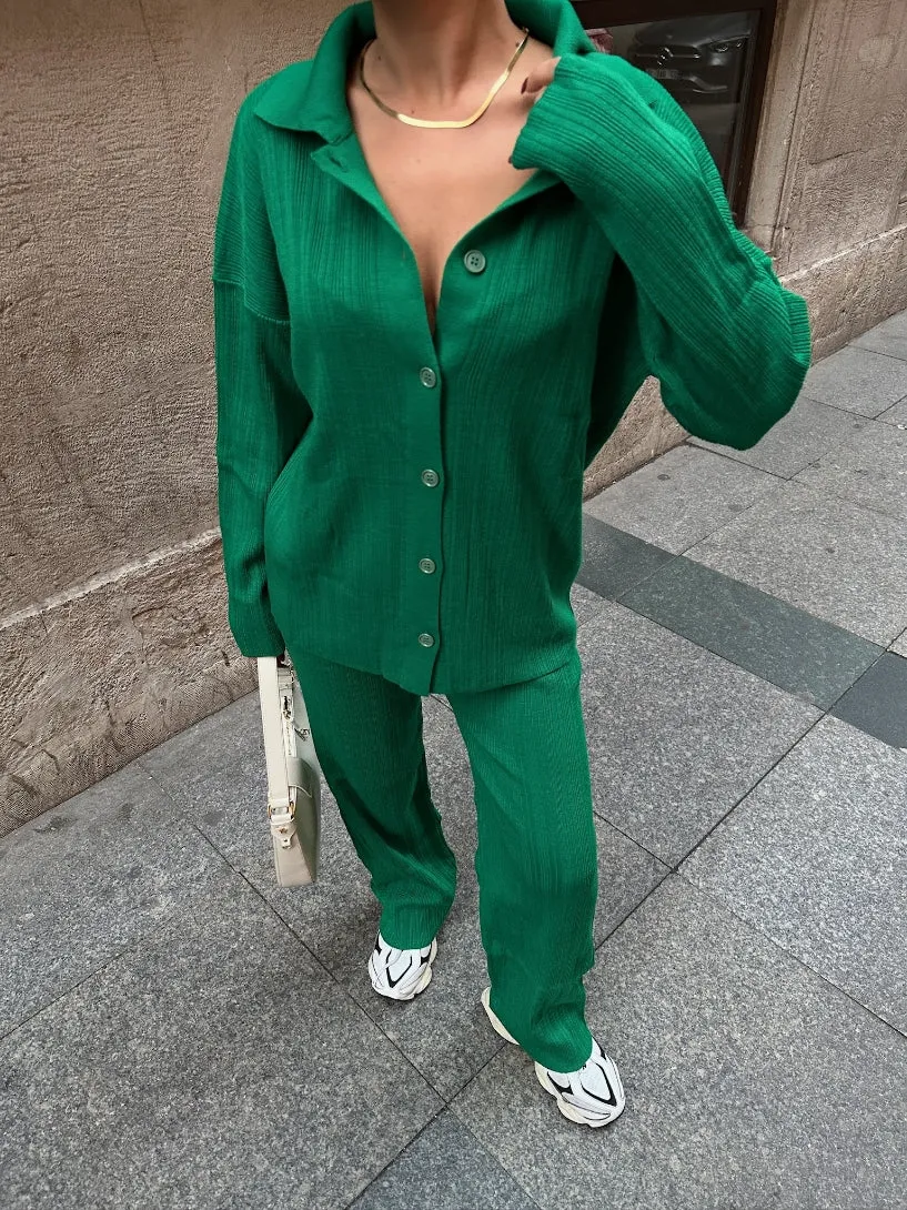 Casual Shirt and Trouser Set