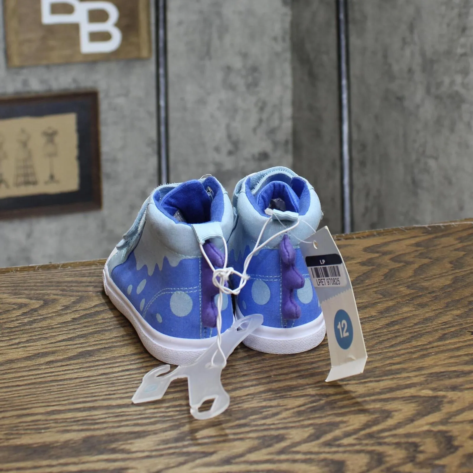 Cat & Jack Toddler Boys Luke Mid-Top Sneakers 87832608 Blue 12T