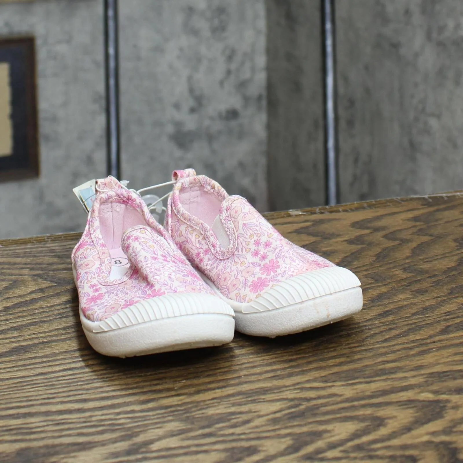 Cat & Jack Toddler Girls Kaleigh Slip-On Sneakers 83725223 Pink 8T