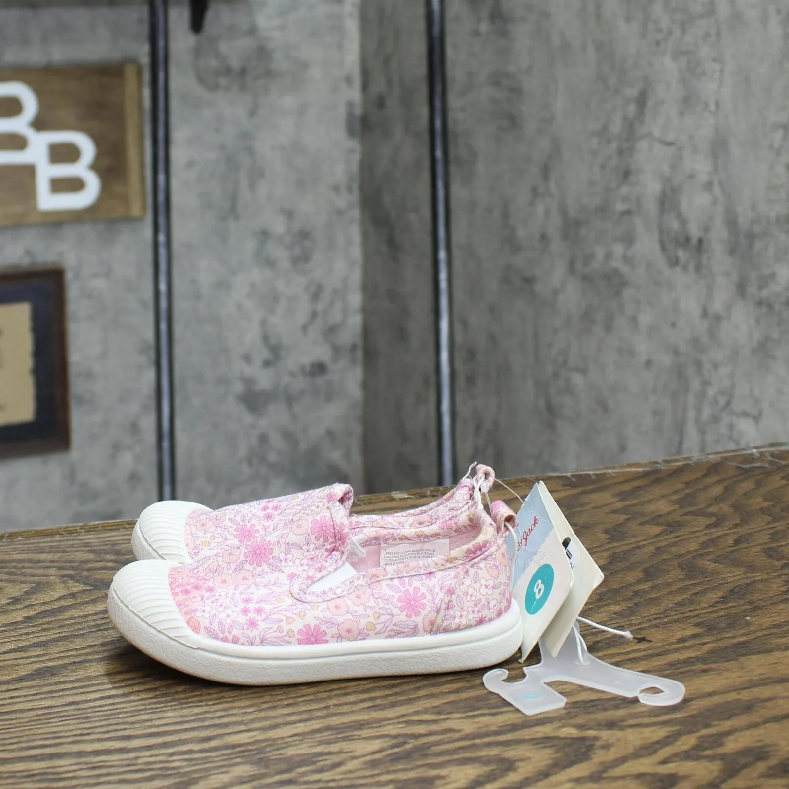 Cat & Jack Toddler Girls Kaleigh Slip-On Sneakers 83725223 Pink 8T