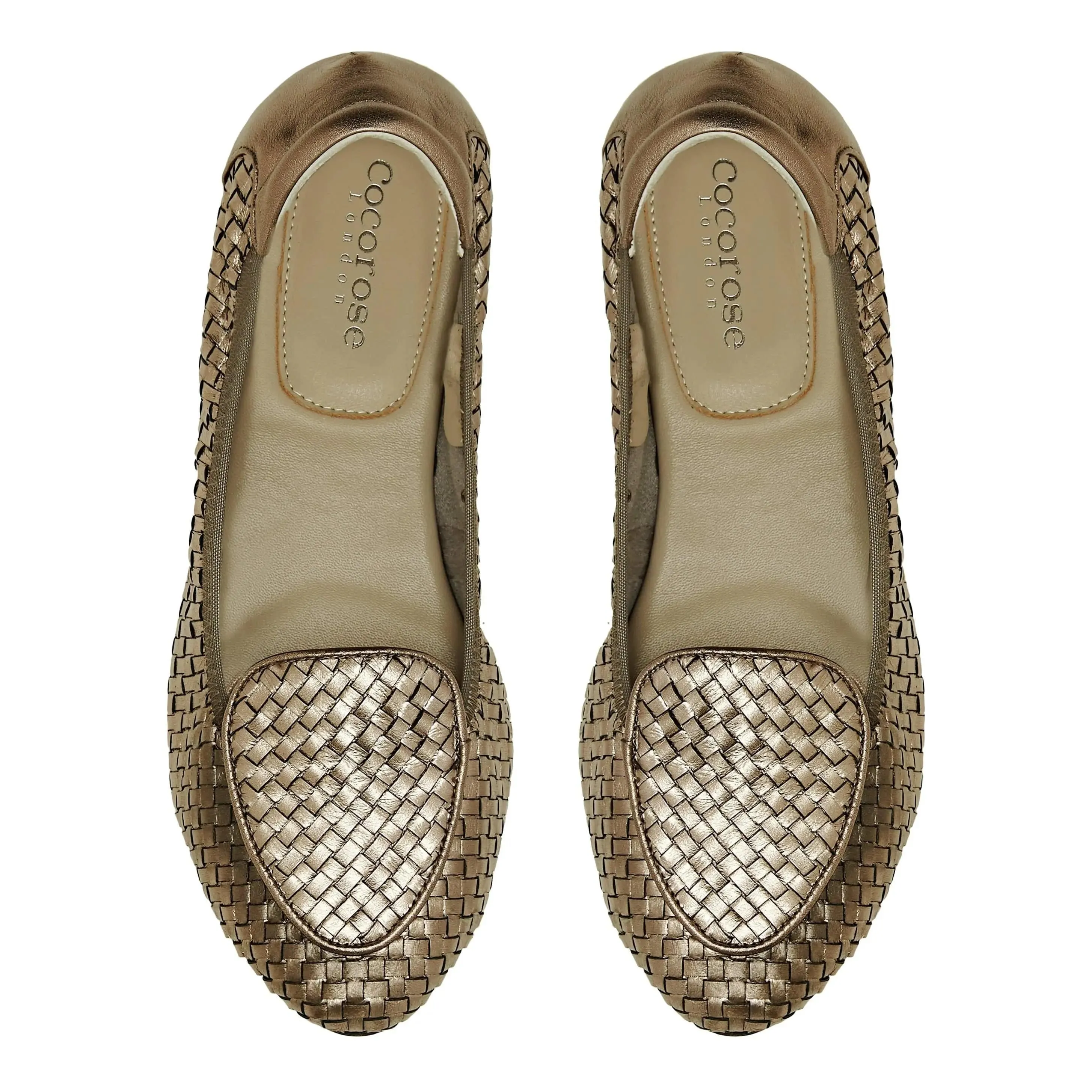 Clapham - Pewter Woven Leather Loafers
