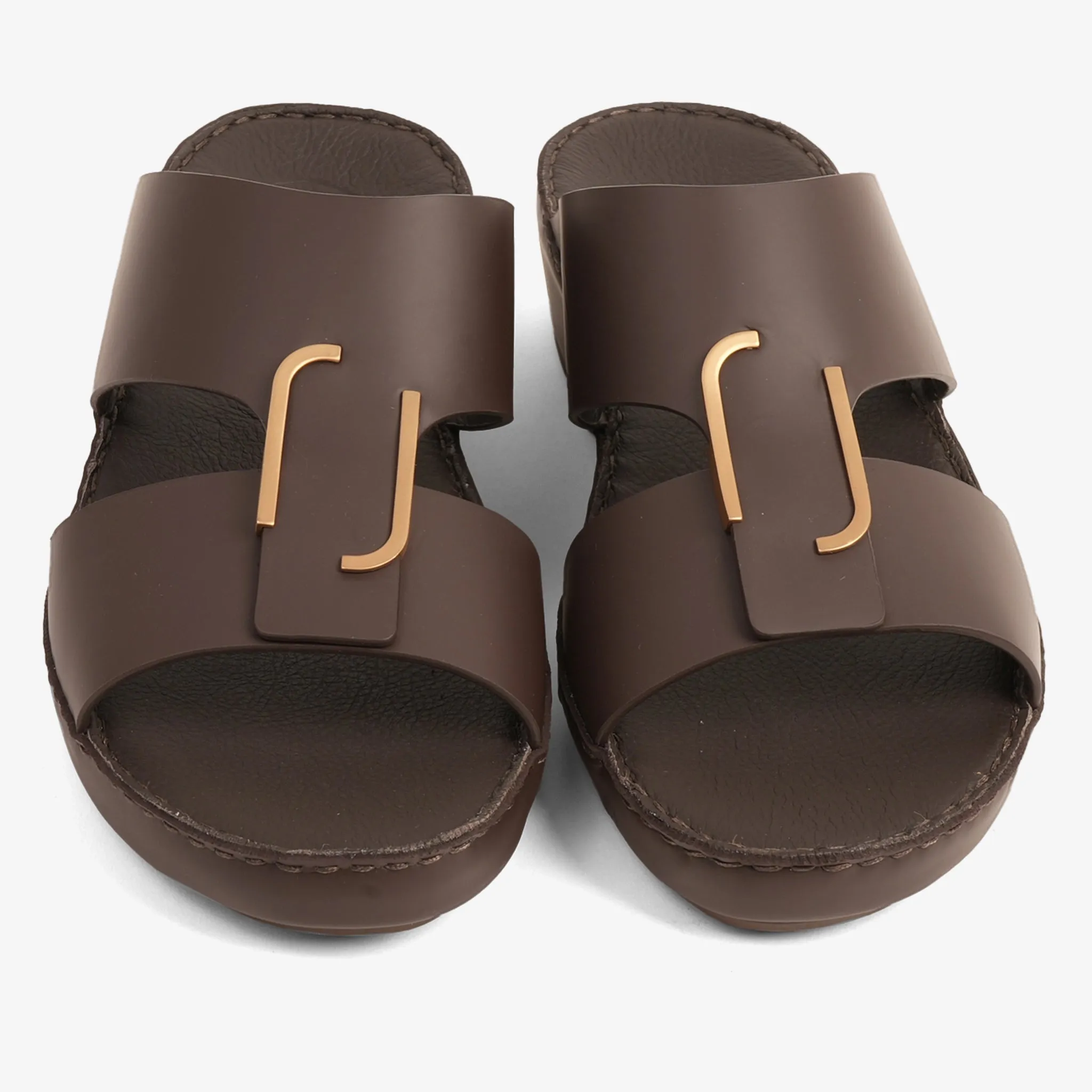 CLASSIC ARABIC NAPPA PUCCINI SANDALS BROWN