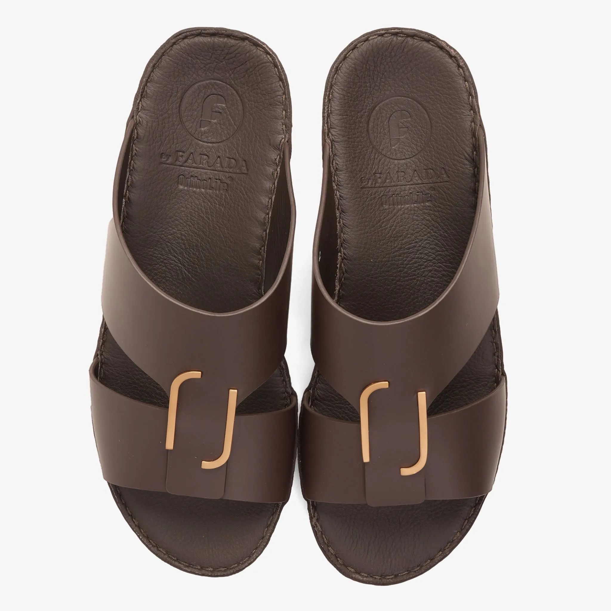 CLASSIC ARABIC NAPPA PUCCINI SANDALS BROWN