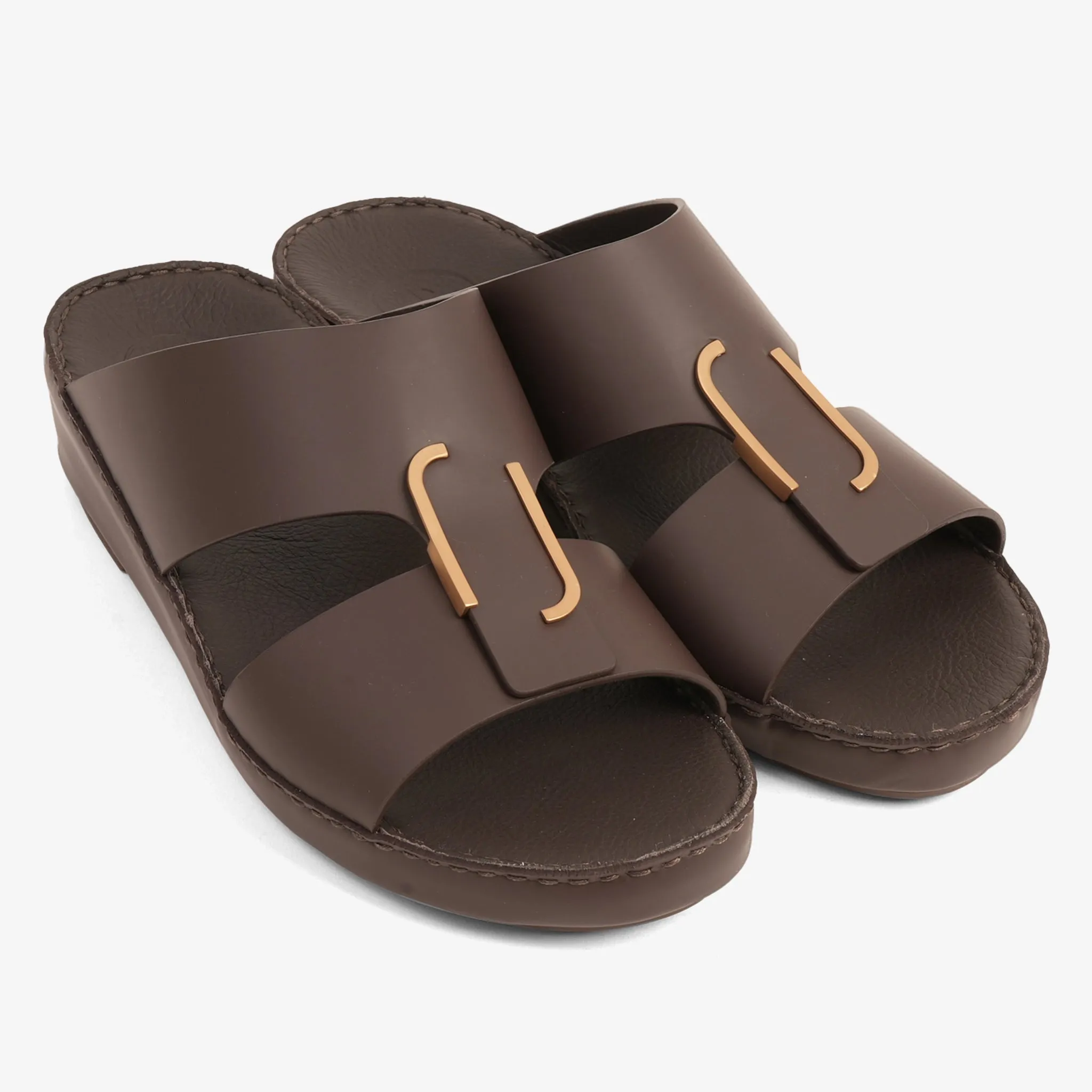 CLASSIC ARABIC NAPPA PUCCINI SANDALS BROWN