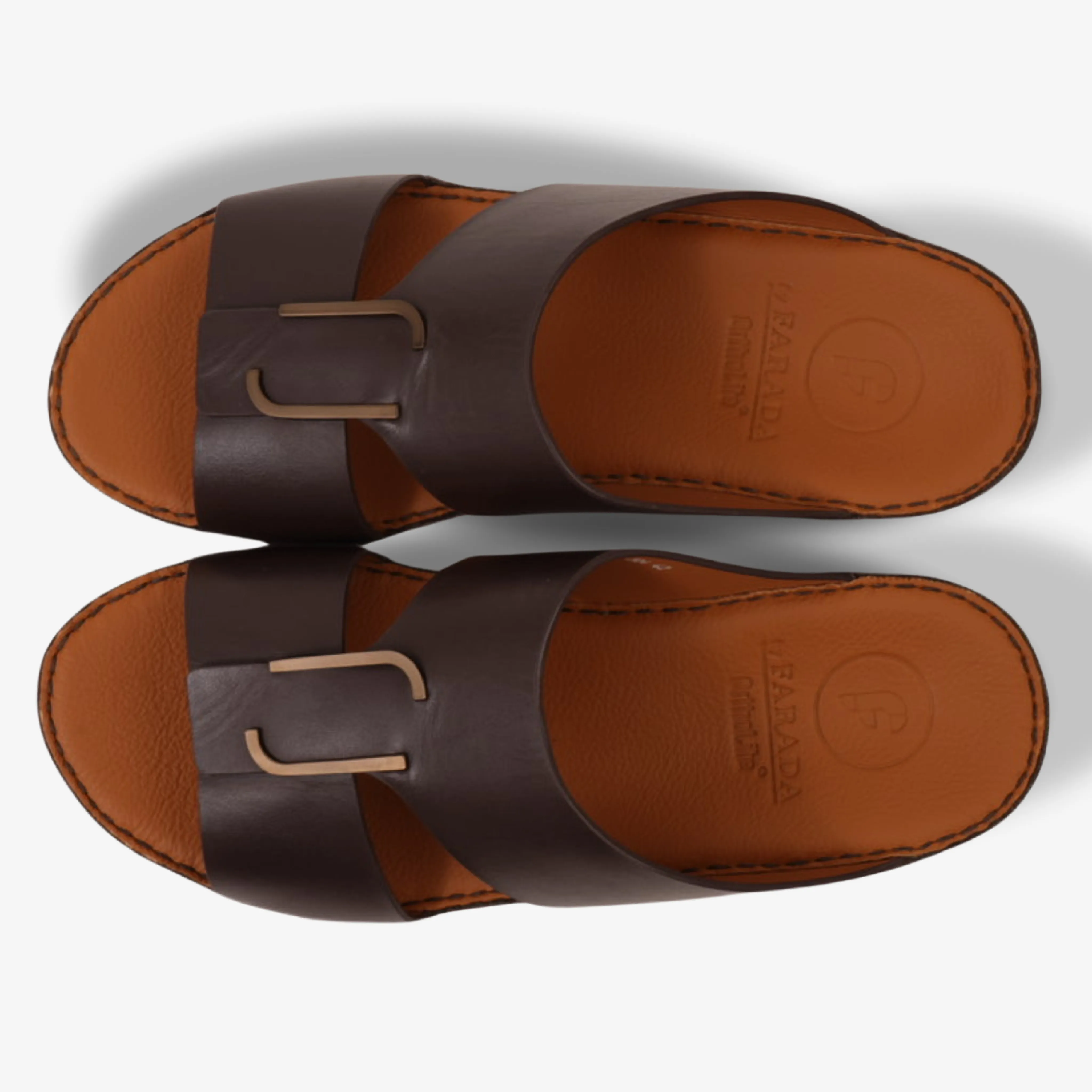 CLASSIC ARABIC NAPPA PUCCINI SANDALS CHOCOLATE