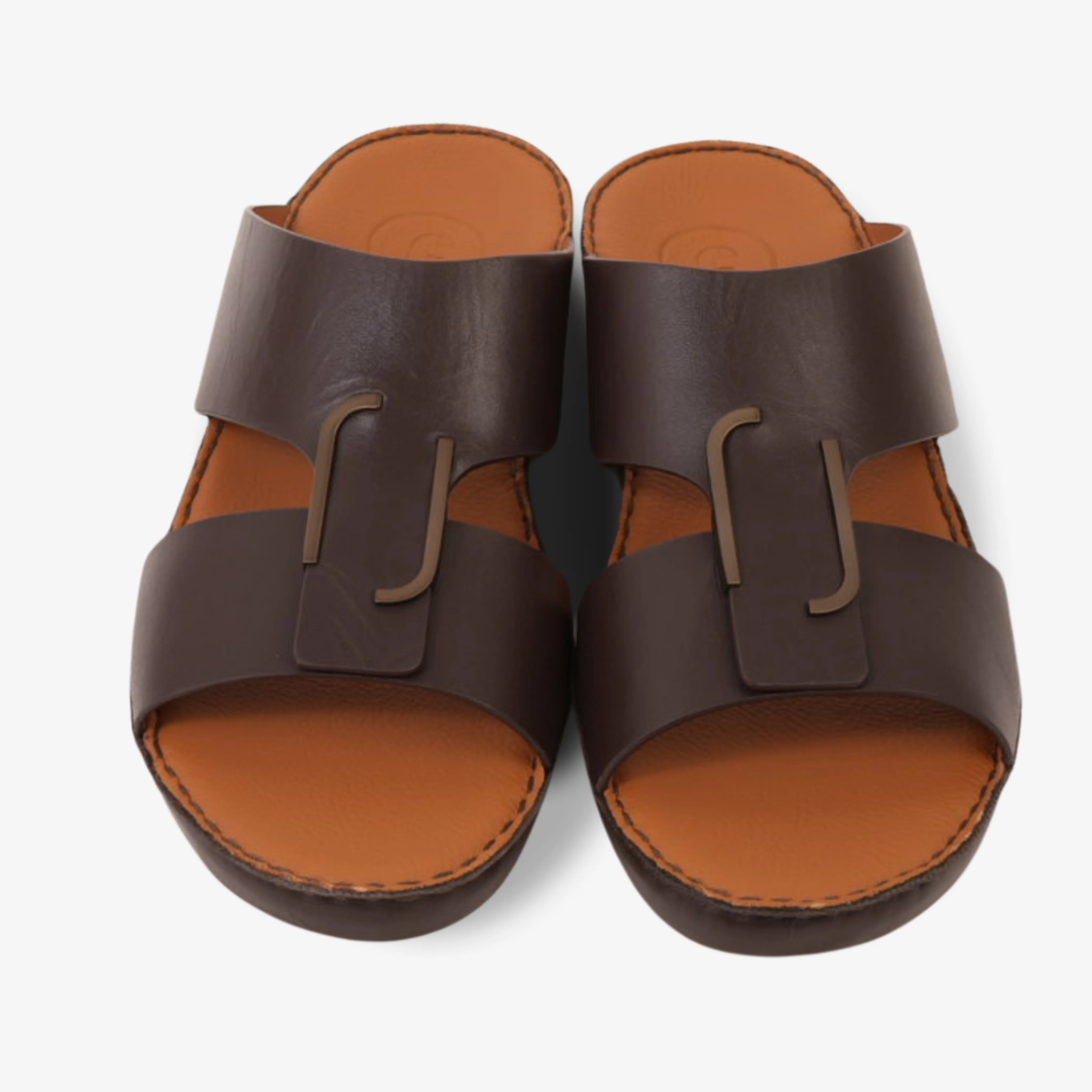 CLASSIC ARABIC NAPPA PUCCINI SANDALS CHOCOLATE