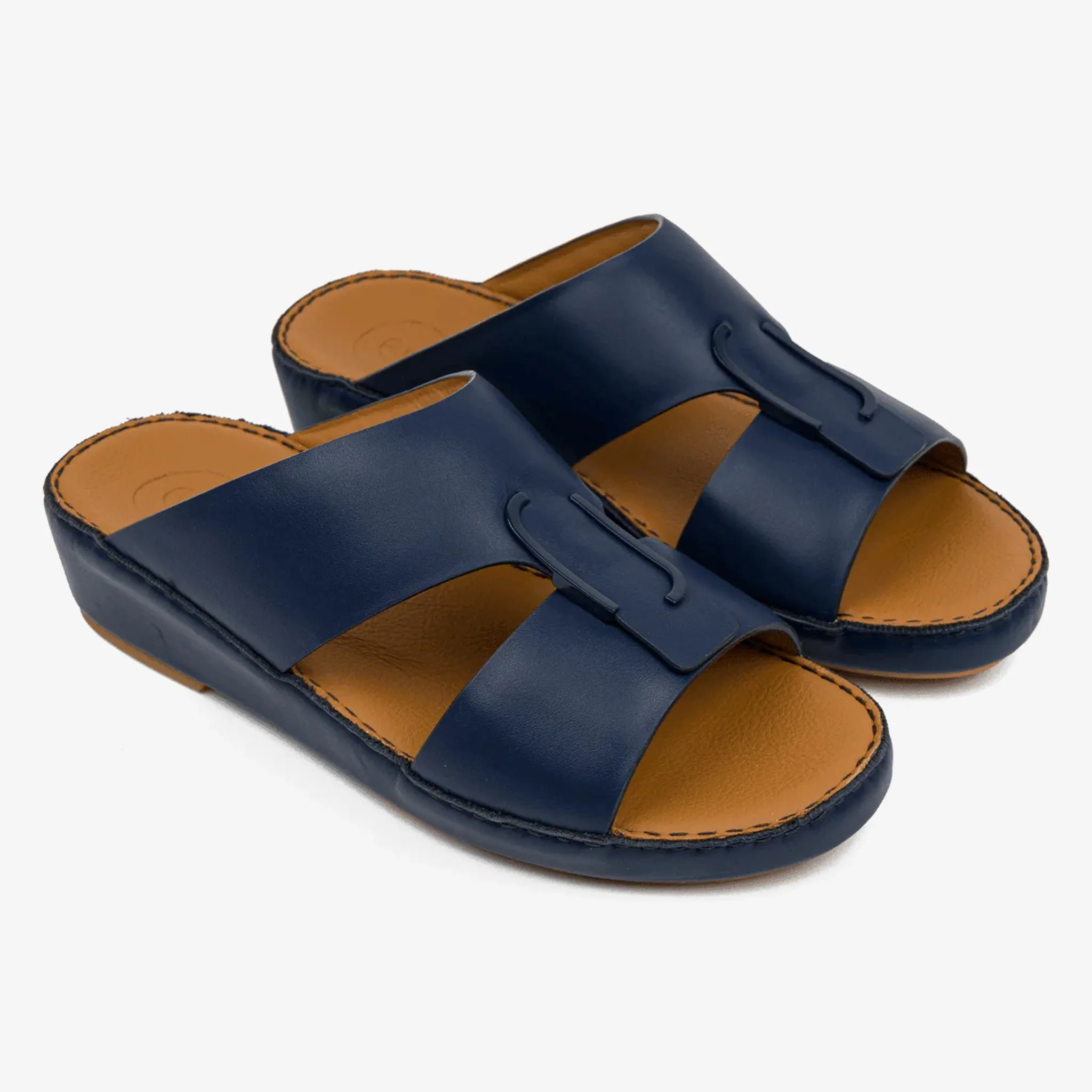 CLASSIC ARABIC NAPPA PUCCINI SANDALS NAVY